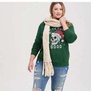 Torrid Fleece Christmas Sweatshirt